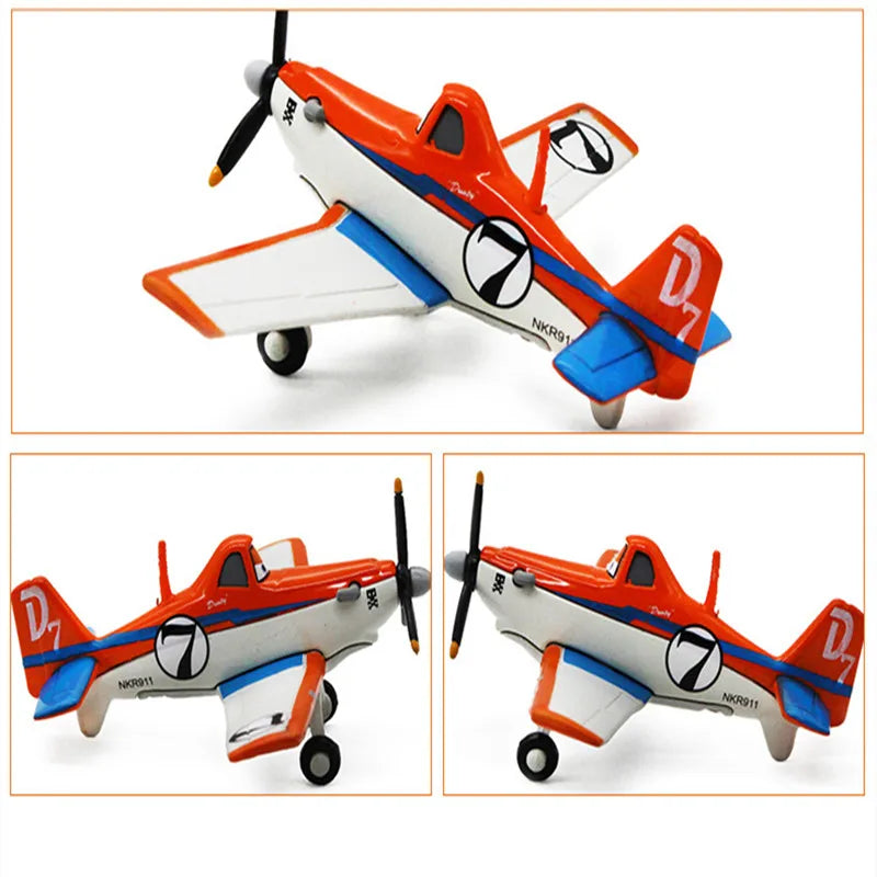Disney Pixar Planes Dust Crophopper Skipper Dottie Ehsani Metal Diecast Fighter Aircraft Collectible Model Toys Birthday Gifts