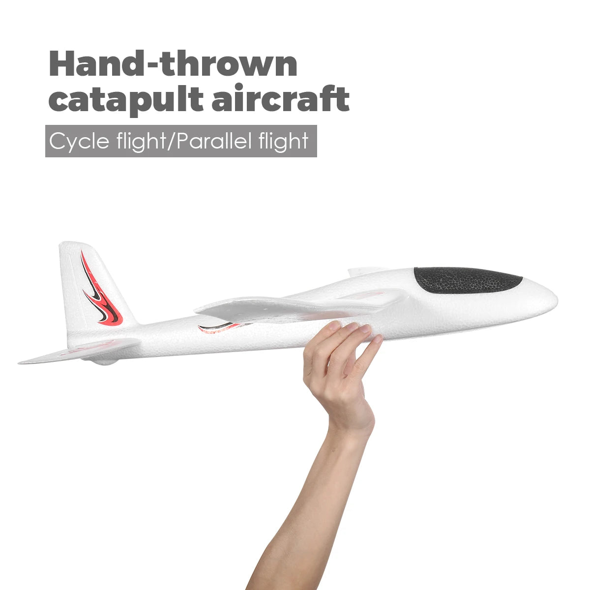 48/99CM Large Foam Glider Airplane Hand Throwing Planes Outdoor Toy 2 Flight Mode Flying Toy for Kids Birthday Party Favors