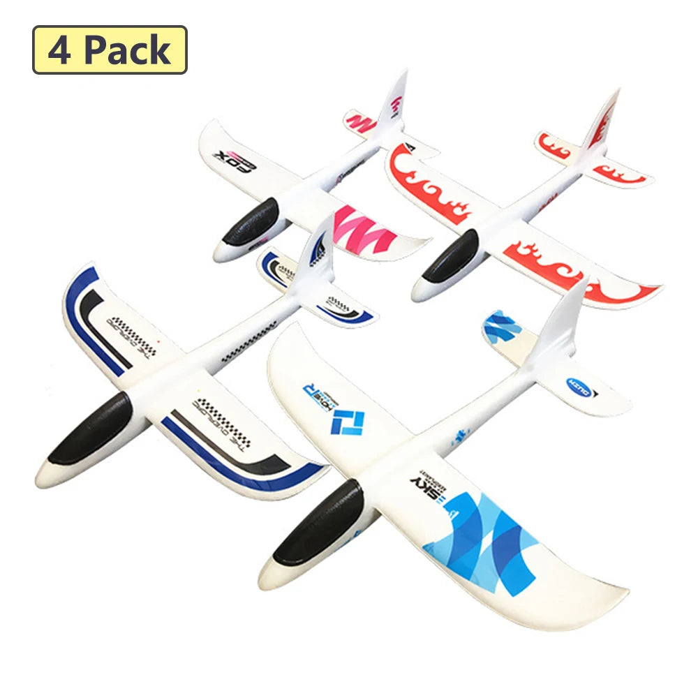 36cm48cm Large Foam Plane Glider Hand Throw Airplane Inertial EPP Bubble Planes Outdoor Launch Kids Toys for Children Boys Gift