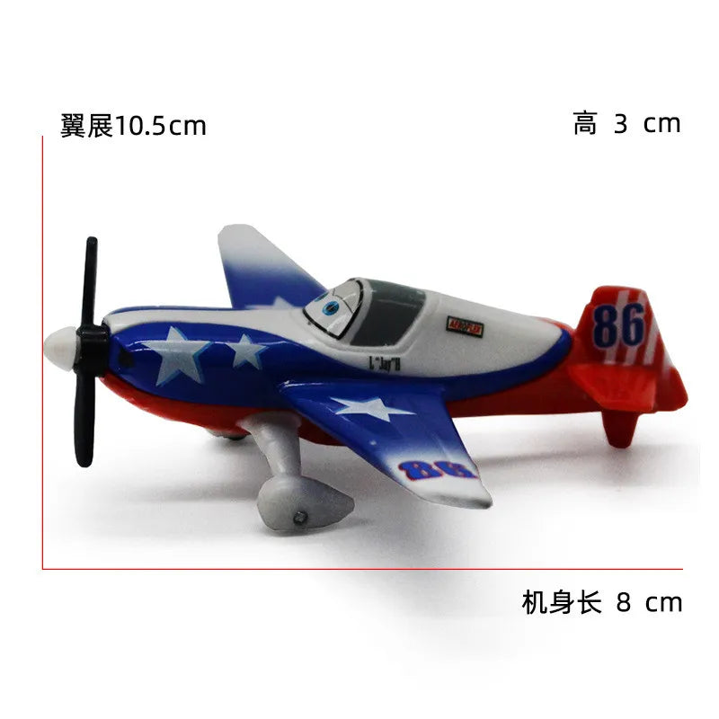 Disney Pixar Planes Dust Crophopper Skipper Dottie Ehsani Metal Diecast Fighter Aircraft Collectible Model Toys Birthday Gifts