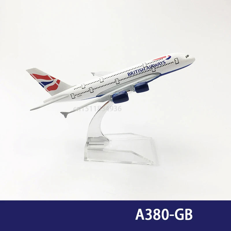 6Inch 15CM A380 A350 A330 A320 Concorde Diecast Airplane Model For Gift Collection