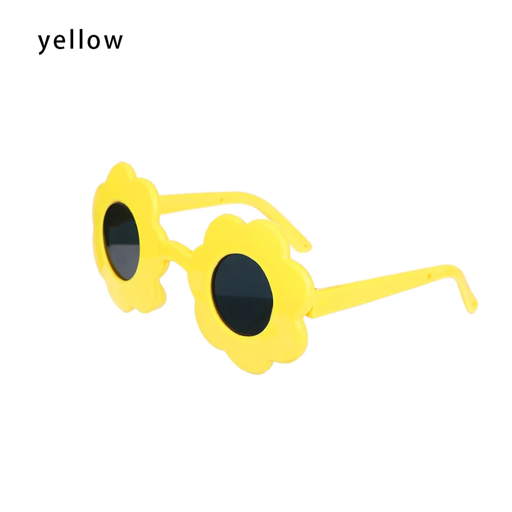 Heart Miniature Sunglasses Candy Color Frame Doll Glasses Toys Eyewear Doll Eyes Clothes Accessories For 60CM Dolls Dress Up