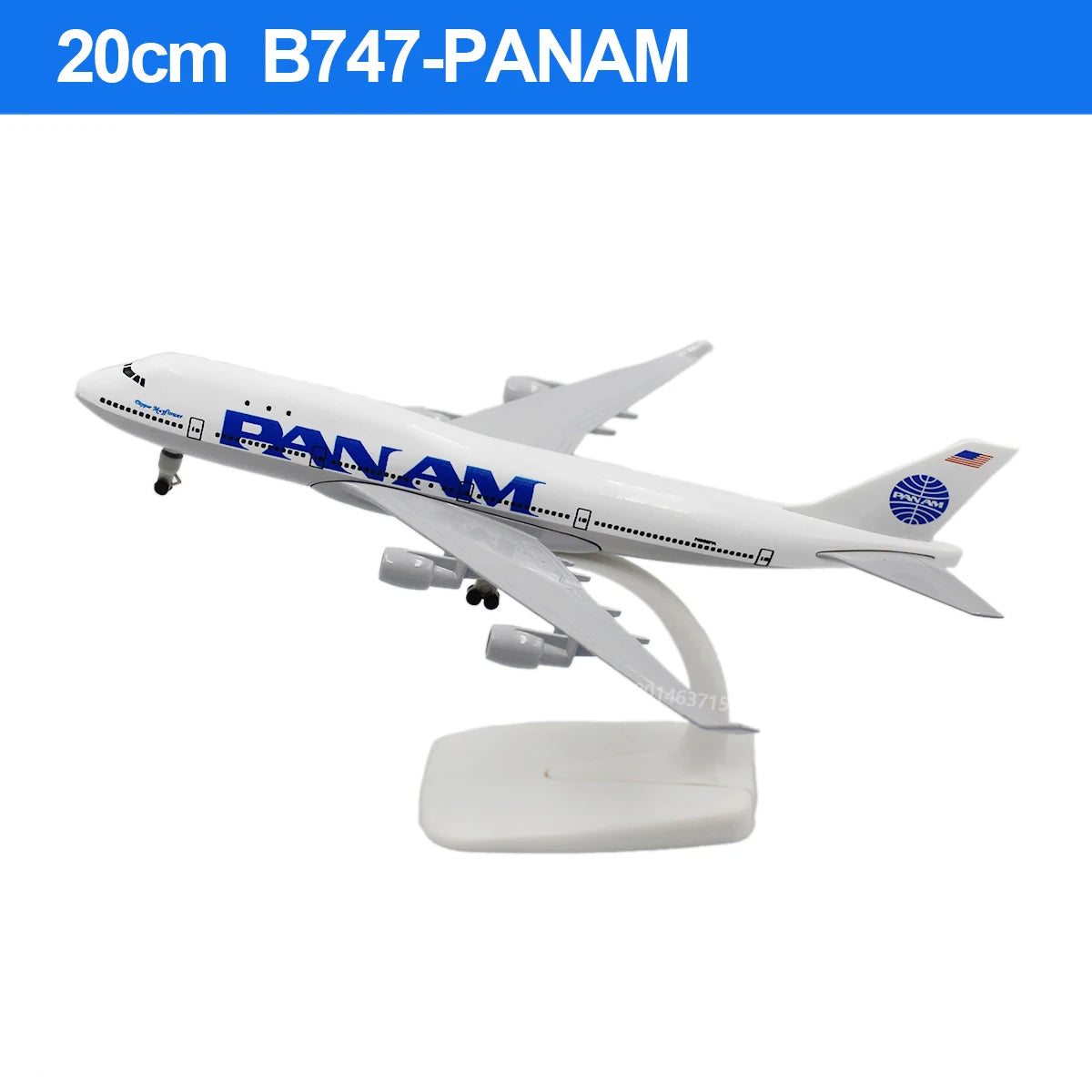 20CM Diecast Alloy Antonov An-225 "Mriya" B747 777 787 A380 350 330 Airplane Model 1/400 Scale