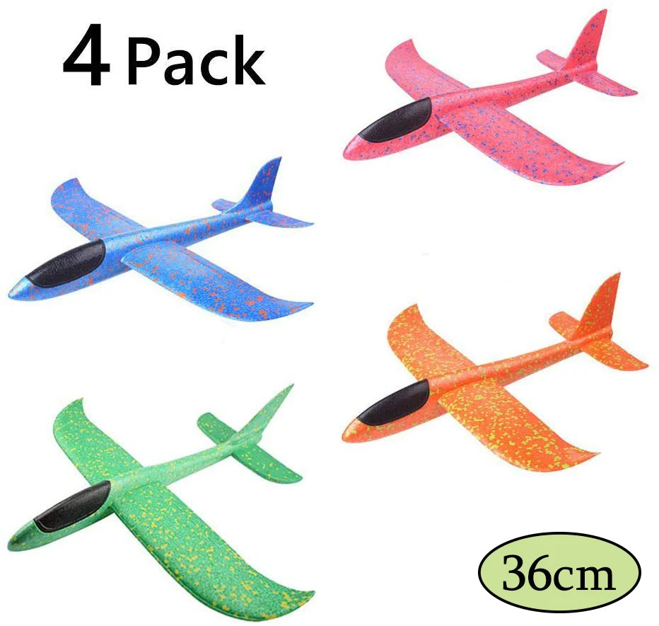 36cm48cm Large Foam Plane Glider Hand Throw Airplane Inertial EPP Bubble Planes Outdoor Launch Kids Toys for Children Boys Gift