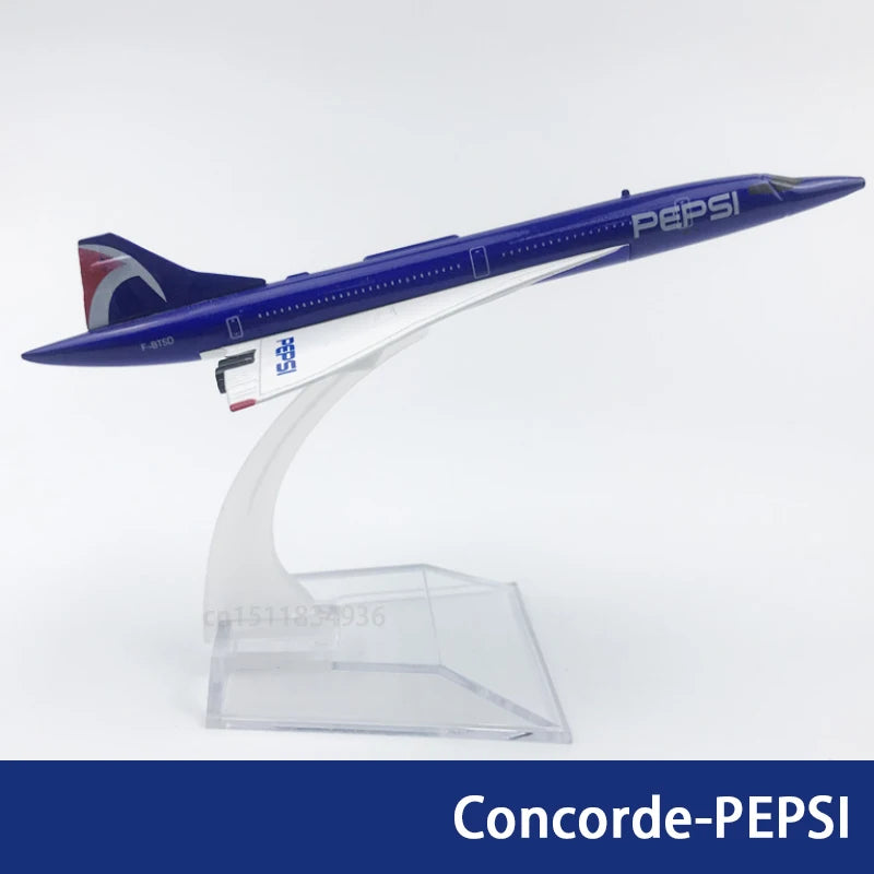 6Inch 15CM A380 A350 A330 A320 Concorde Diecast Airplane Model For Gift Collection