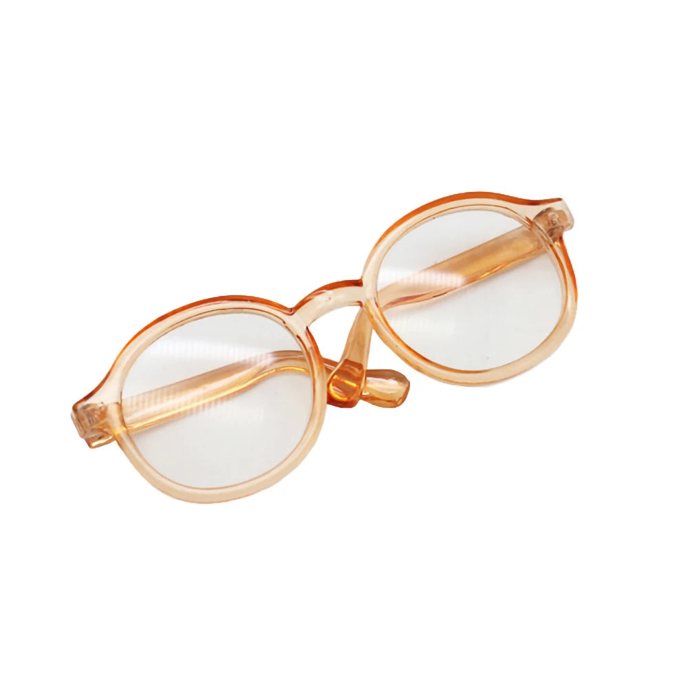 Fashion Doll Glasses for 1/3 1/6 1/8 60cm BJD Blyth Doll Plush Toy Sunglasses DIY Accessories Dress Up Toys Gift