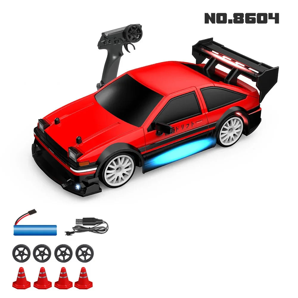 1:24 Mini 2.4G 4WD 30KM/h RC Drift Car GTRPRO AE86PRO - RTR Metal Tires, Ready to Race | Kids' Toy, Birthday Gift