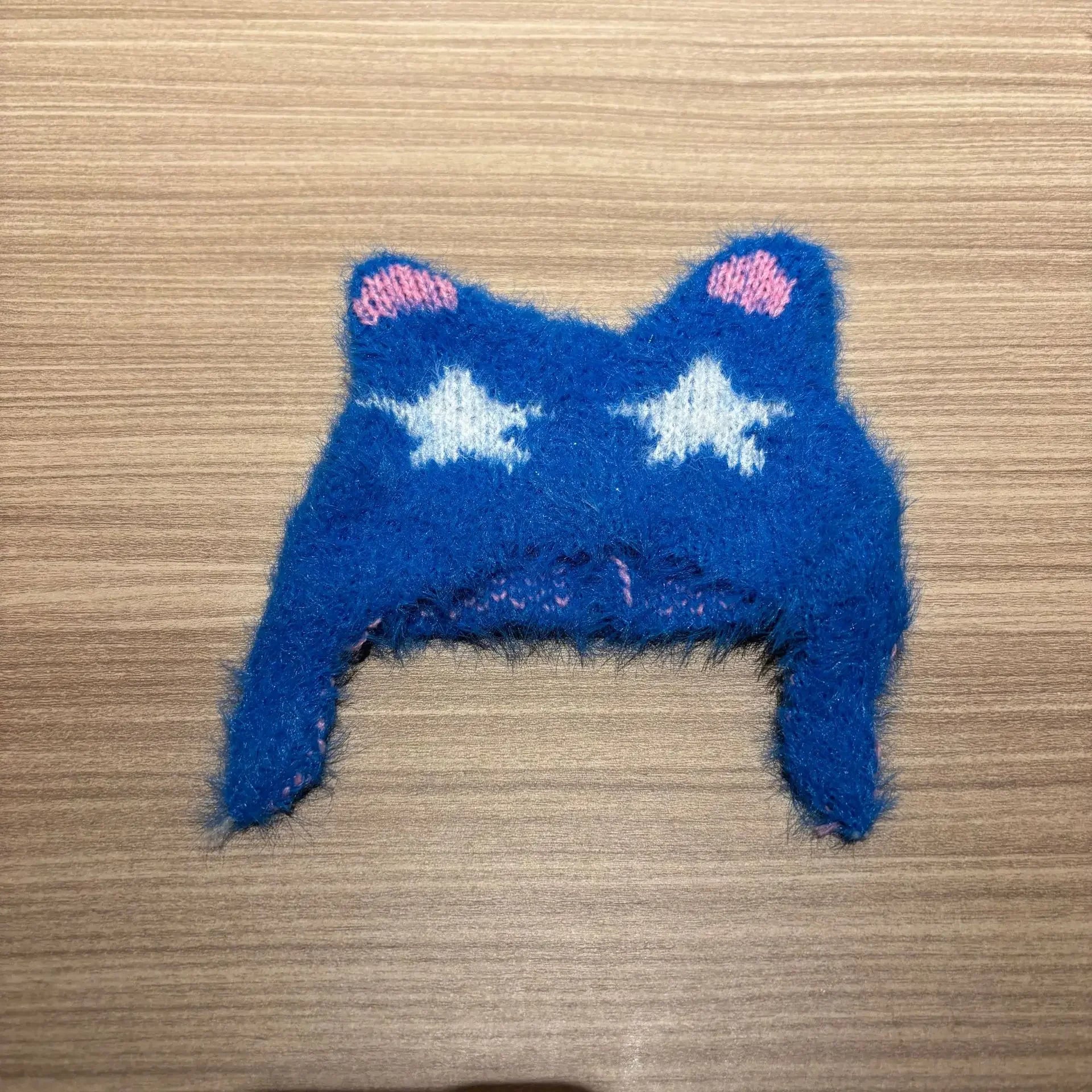 Wakuku Plush Doll Hat 20cm Soft Toy Headwear Doll Accessories Cute Furry Cap for Kids Playtime