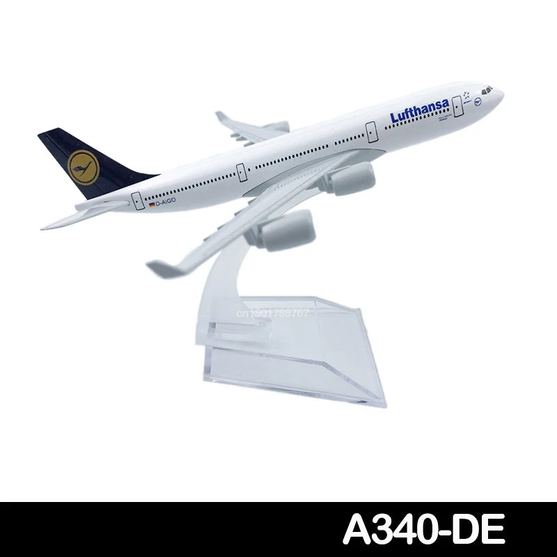 6Inch 15CM A380 A350 A330 A320 Concorde Diecast Airplane Model For Gift Collection