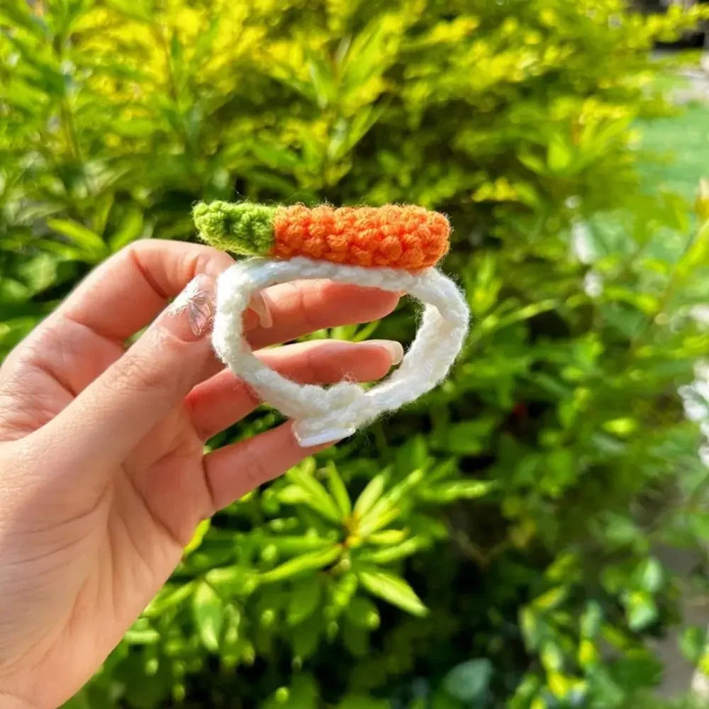 For 10cm Doll Knitted Hat Casual Wear Hat Candy Color Cute Mini Animal Casual Wear Hat DIY Doll Knitted Accessories