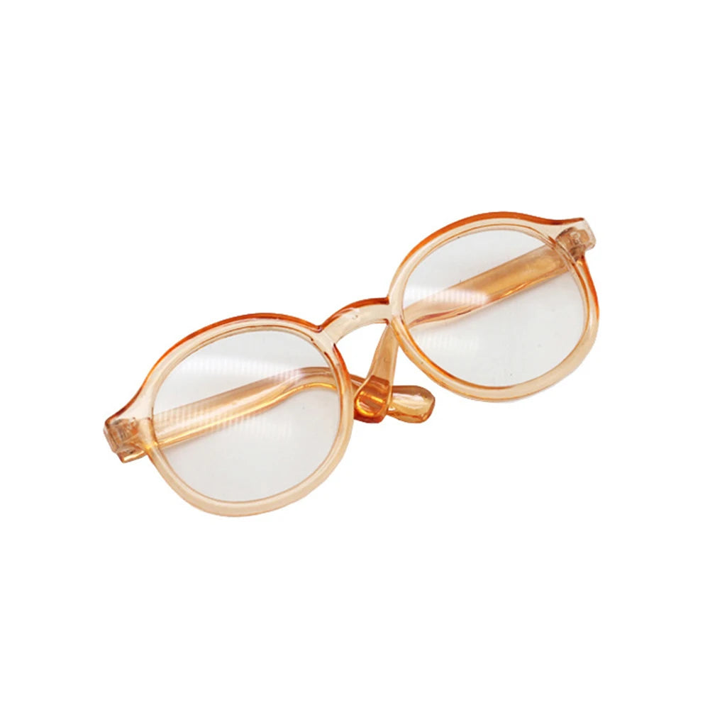 Labubu 6.5cm/9cm Fashion Accessories Cute Plastic  Glasses for 15cm/17cm Labubu for 60cm BJD Dolls and 1/3 BJD Dolls Toy Glasses