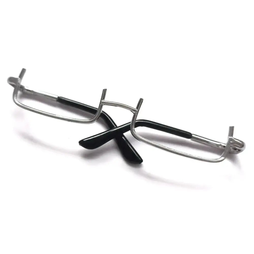 Half-frame Doll Glasses Creative Lensless Metal Plush Doll Eyeglasses Doll Accessories Fashion Pet Glasses for 20cm Dolls