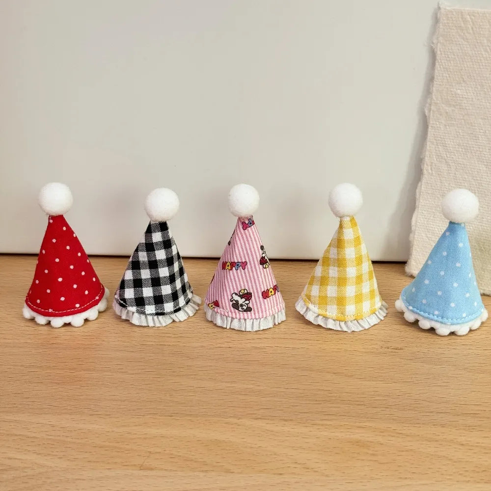 15cm Dolls Hat 17cm Labubu Clothes Mini Hat Doll Accessories Changing Dress Game Birthday Party Mini Hat DIY Gift Finger Toys