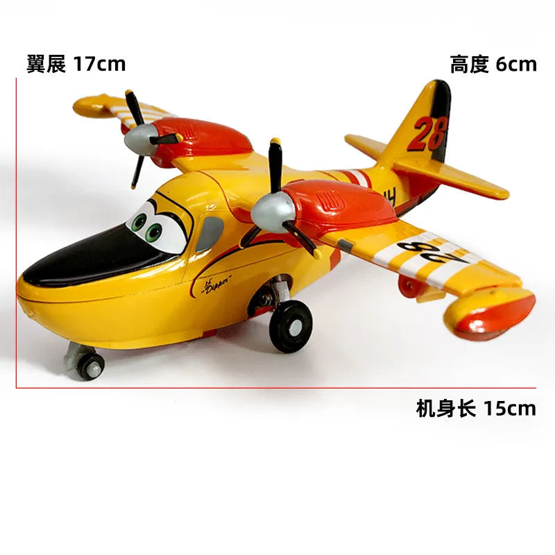 Disney Pixar Planes Dust Crophopper Skipper Dottie Ehsani Metal Diecast Fighter Aircraft Collectible Model Toys Birthday Gifts