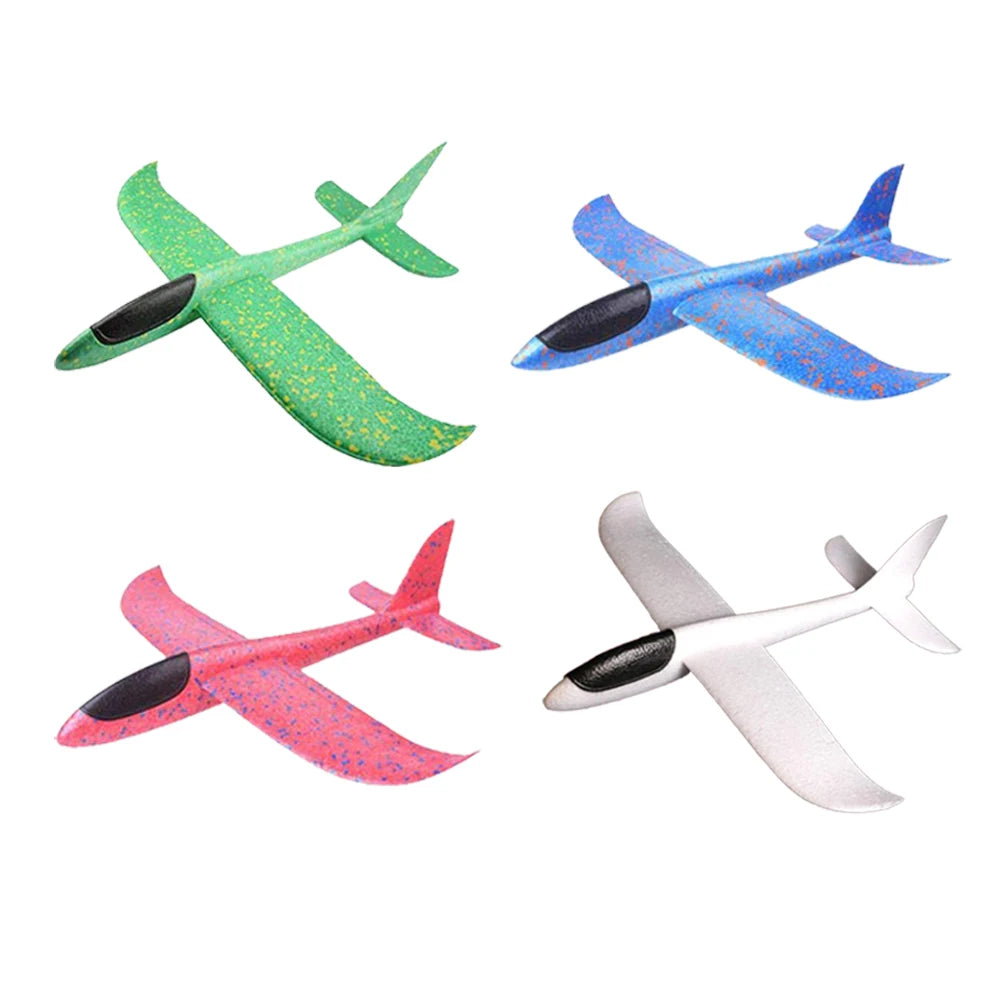 36cm48cm Large Foam Plane Glider Hand Throw Airplane Inertial EPP Bubble Planes Outdoor Launch Kids Toys for Children Boys Gift