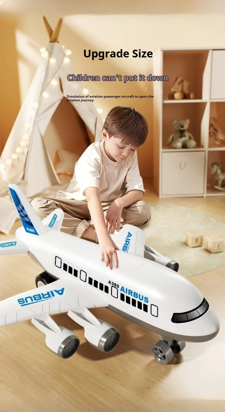 Large Children's Inertia Toy Airplane Boys Model Gift Aircraft Model for Kids Big Size Toy Plane Present for Boys