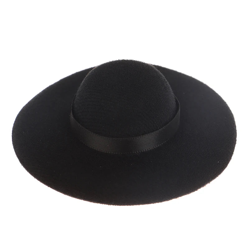 Miniature Doll Top Hat Craft Hats Mini Dollhouse DIY Toys Doll Clothes Accessory
