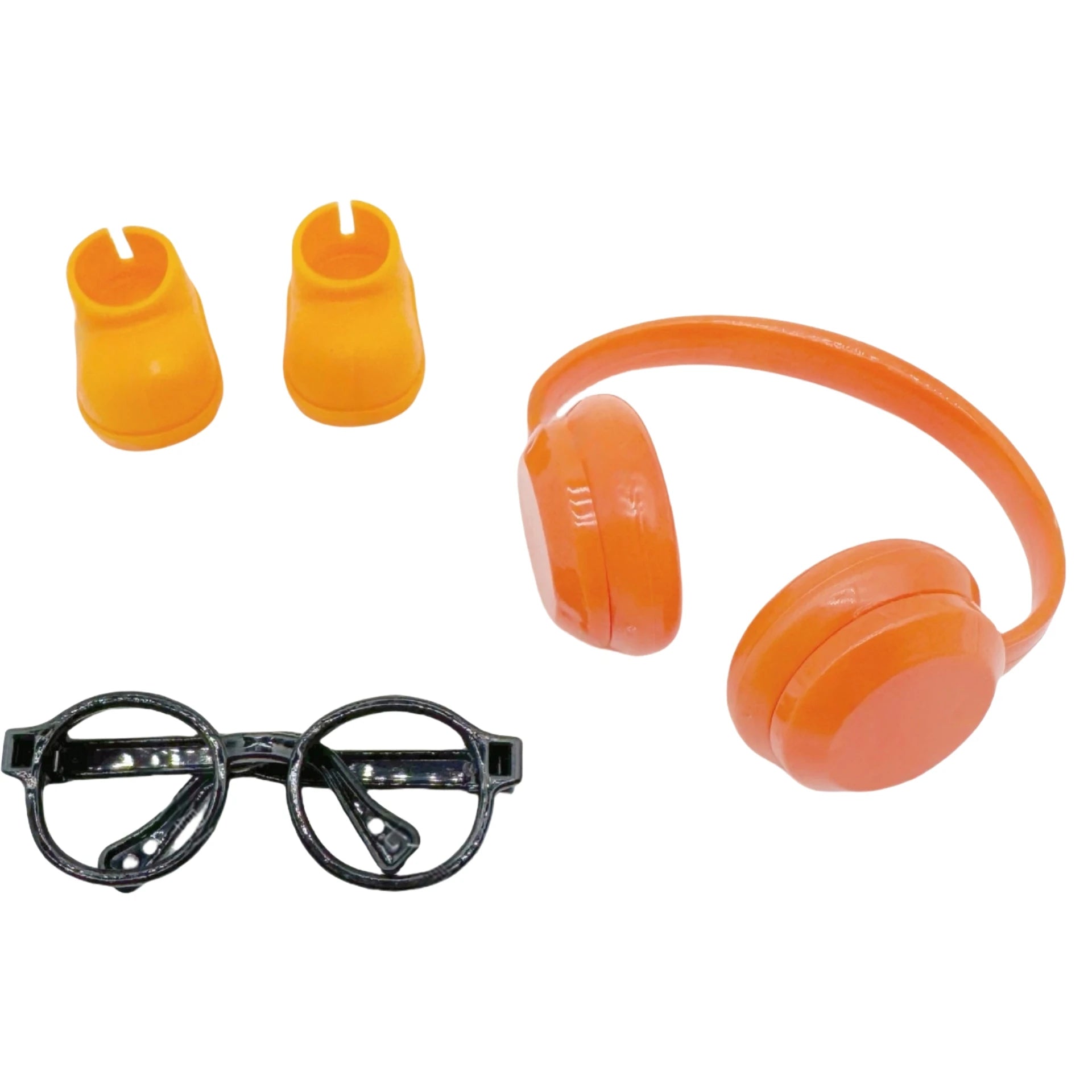 Suitable for Labubu Doll Clothing Accessories Mini Glasses Shoes Headphones V1 V2 V3 DIY Accessories Children's Toys Gifts