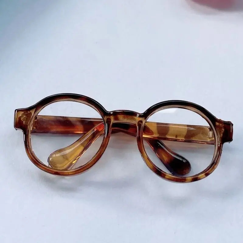 Labubu 6.5cm/9cm Fashion Accessories Cute Plastic  Glasses for 15cm/17cm Labubu for 60cm BJD Dolls and 1/3 BJD Dolls Toy Glasses