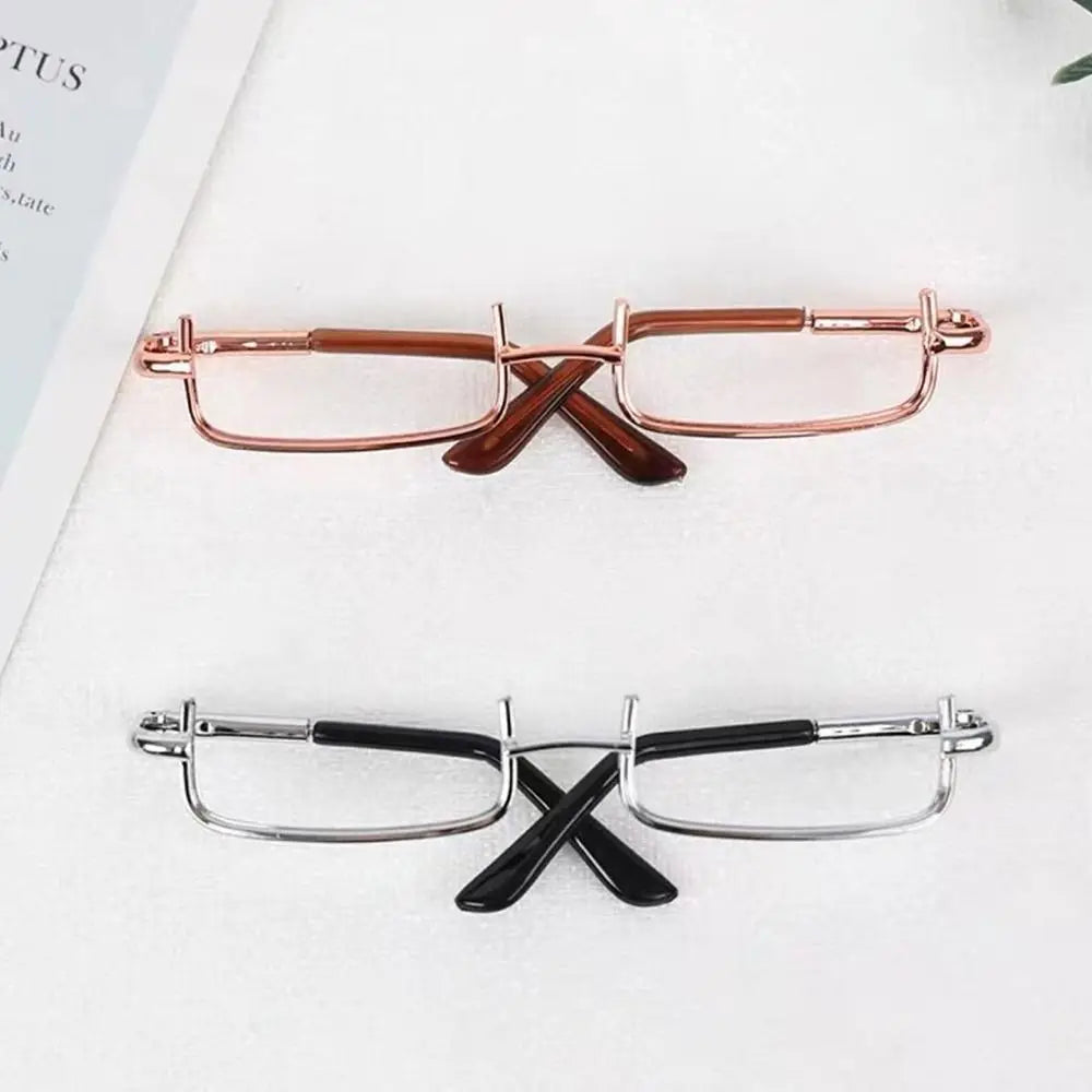 Half-frame Doll Glasses Creative Lensless Metal Plush Doll Eyeglasses Doll Accessories Fashion Pet Glasses for 20cm Dolls
