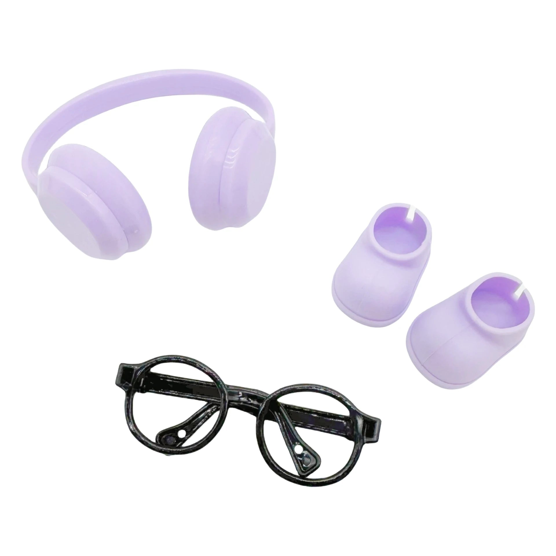 Suitable for Labubu Doll Clothing Accessories Mini Glasses Shoes Headphones V1 V2 V3 DIY Accessories Children's Toys Gifts